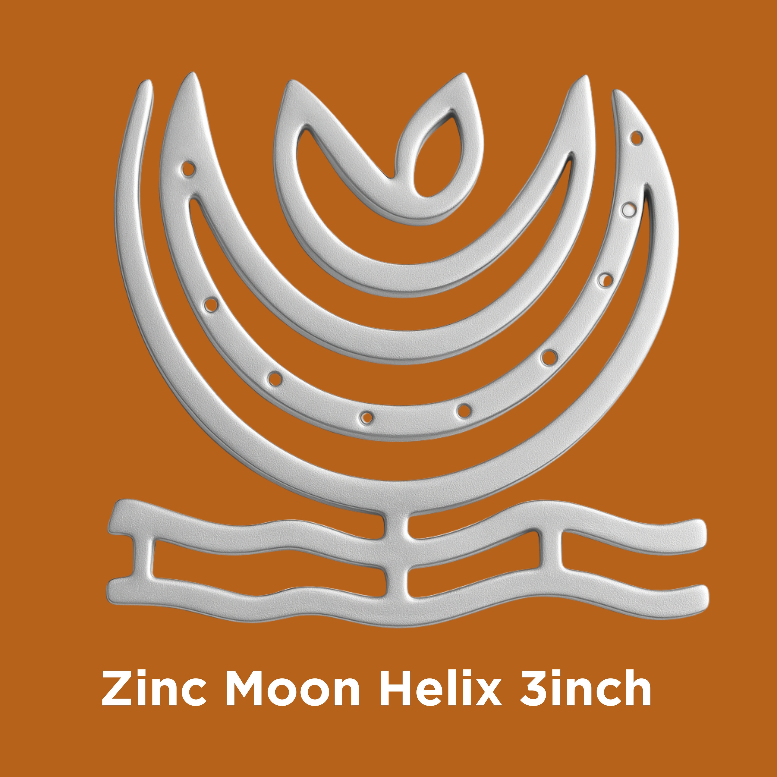 Zinc Moon Helix 3inch